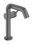 Смеситель для раковины Hansgrohe Tecturis S CoolStart EcoSmart+ однорычажный матовый черный хром 73341340