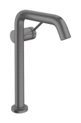 Смеситель для раковины Hansgrohe Tecturis S CoolStart EcoSmart+ с донным клапаном Push-Open матовый черный хром 73370340