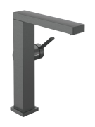 Смеситель для раковины Hansgrohe Tecturis E CoolStart EcoSmart+ с донным клапаном Push-Open матовый черный хром 73060340