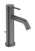 Змішувач для раковини Hansgrohe Tecturis S EcoSmart+ із донним клапаном матовий чорний хром 73310340