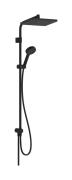 Душова стійка Hansgrohe Activera Q Showerpipe 290/180 1jet EcoSmart Reno матовий чорний 28757670