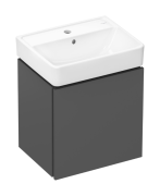 Тумба Hansgrohe Xilesa E с раковиной Xanuia Q 50х39 см МДФ сланцево-серый матовый 54395760